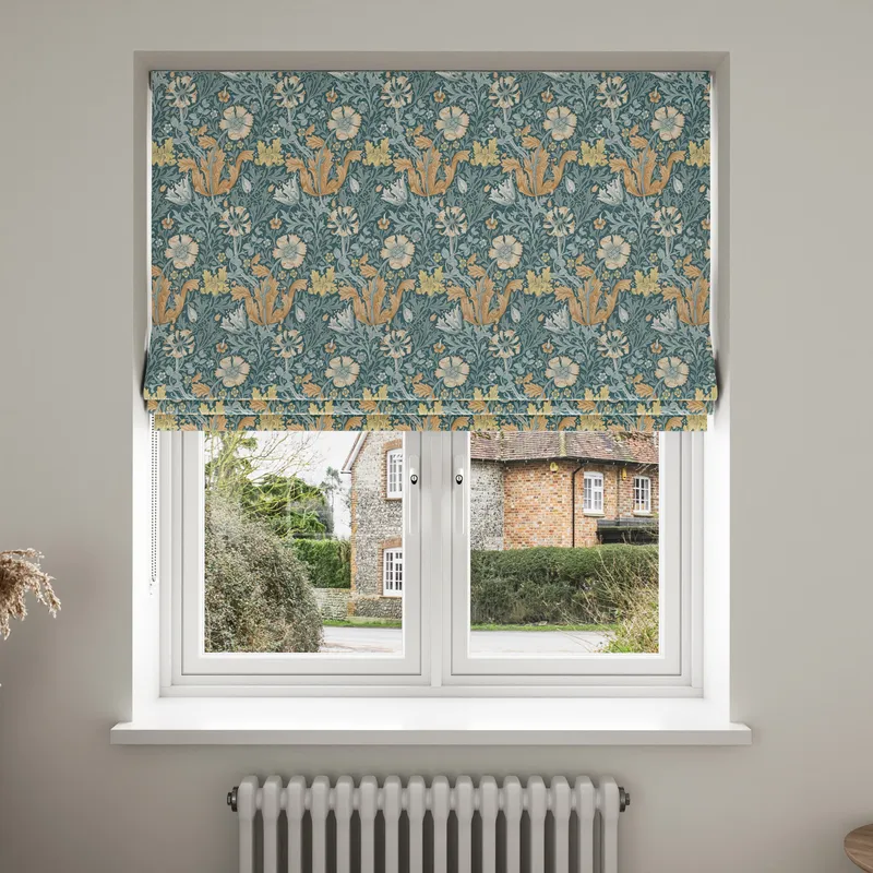 William Morris At Home Compton Velvet Bluebird Blinds Uk