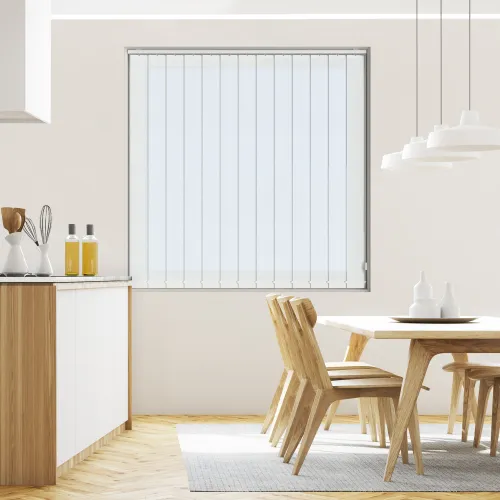 Cleo White Vertical Blind