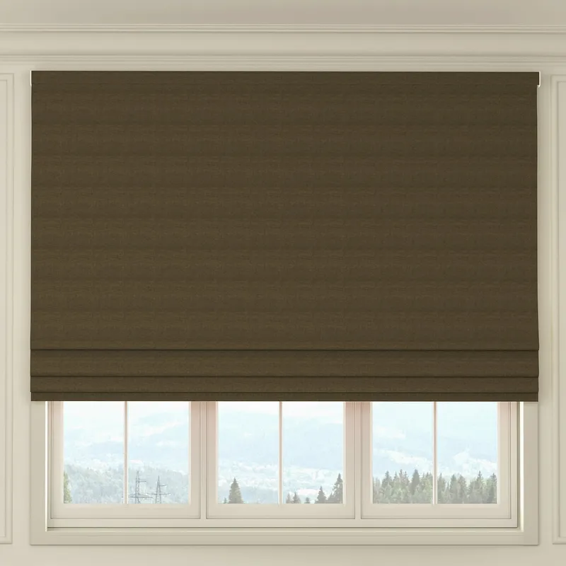 House Llewelyn-bowen Tetbury Made To Measure Roman Blind Chestnut