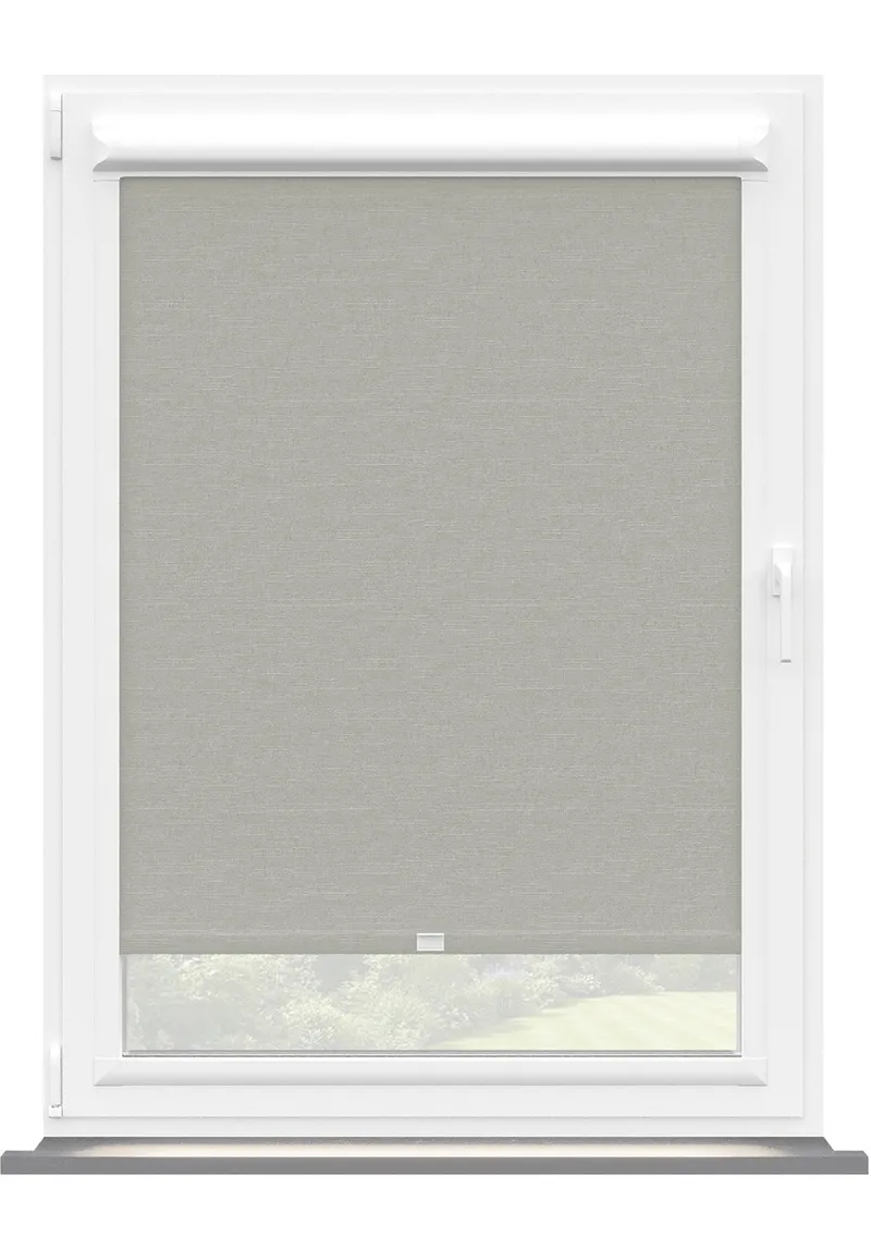 Beige Linen Touch Blackout Perfect Fit Roller Blind