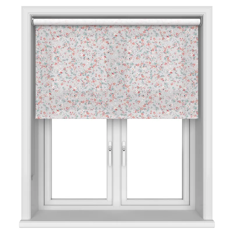 Laura Ashley Blossoms Pale Steel Blinds Uk