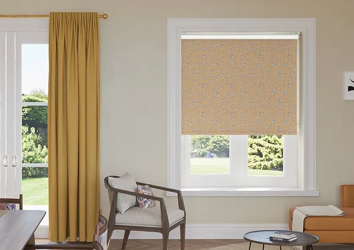 Leopard Luxe Mustard - Roller Blind