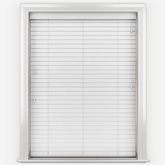 Aspect Ultra White Wooden Venetian Blinds