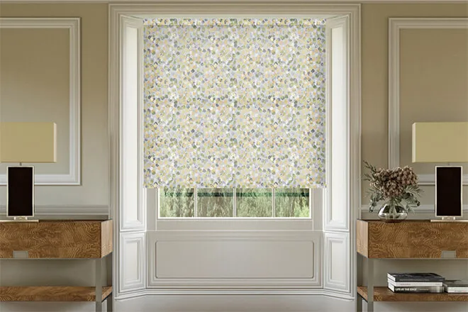 Alma Yellow - Patterned Roller Blind