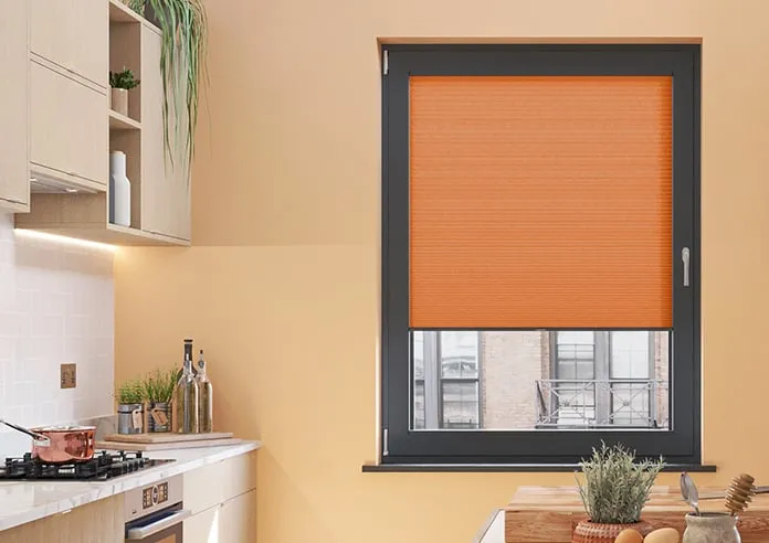 Obscura Tangerine - Clip Fit Honeycomb Blind