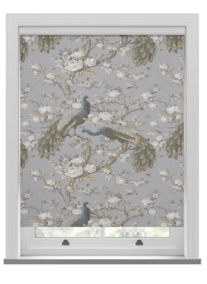 Laura Ashley Belvedere Chalk Blue Roller Blind