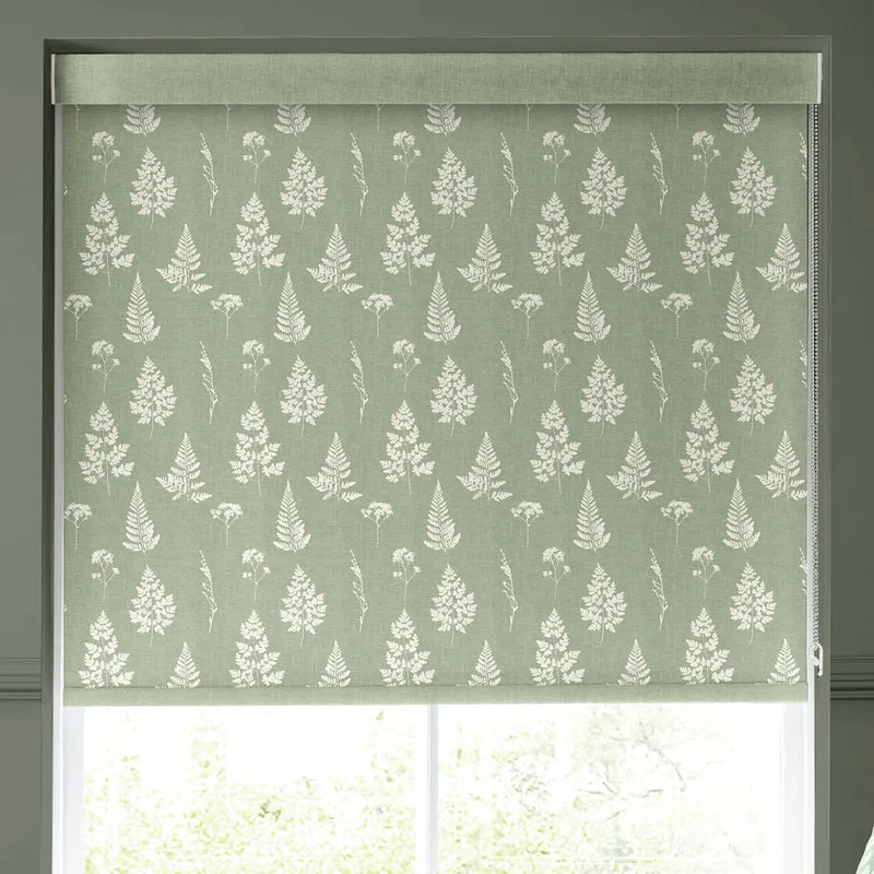 Emily Bond Tynesfield Made To Measure Blackout Roller Blind Sage