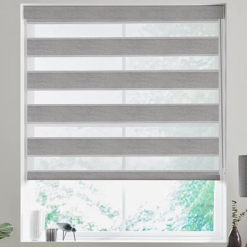 Zura Made To Measure Day Night Blind Steel