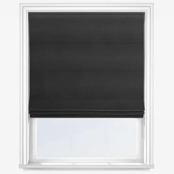 Naturo Recycled Charcoal Grey Roman Blind