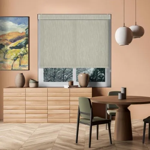 Couture Leaf Pelmet Roller Blind