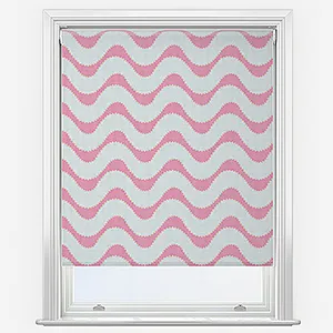 Sonova Studio Conga Wave Candy Pink Roller Blind