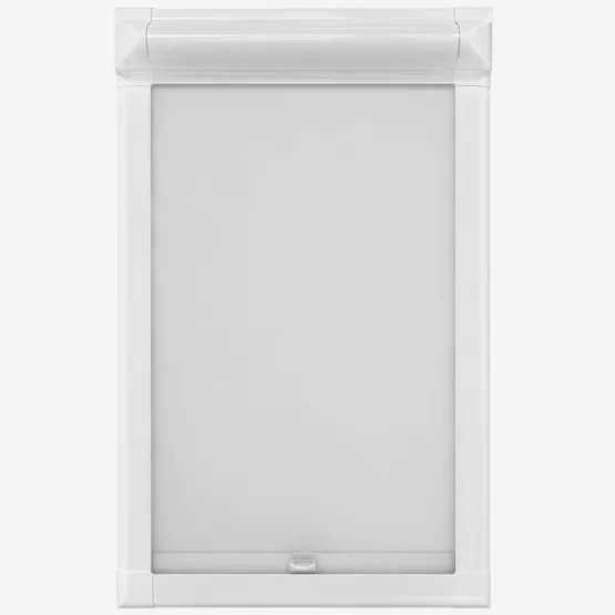 Carnival Blackout China White Perfect Fit Roller Blind