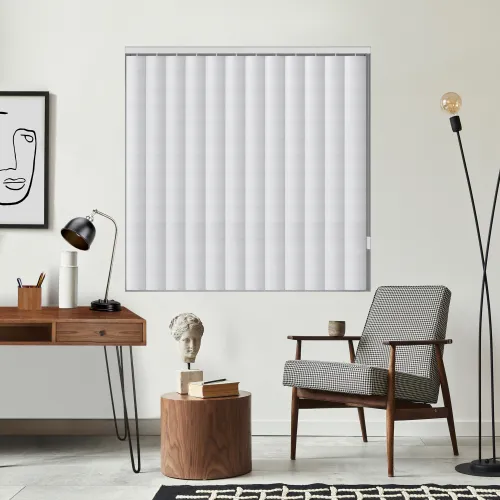 Sonata Frost Rigid Pvc Vertical Blind