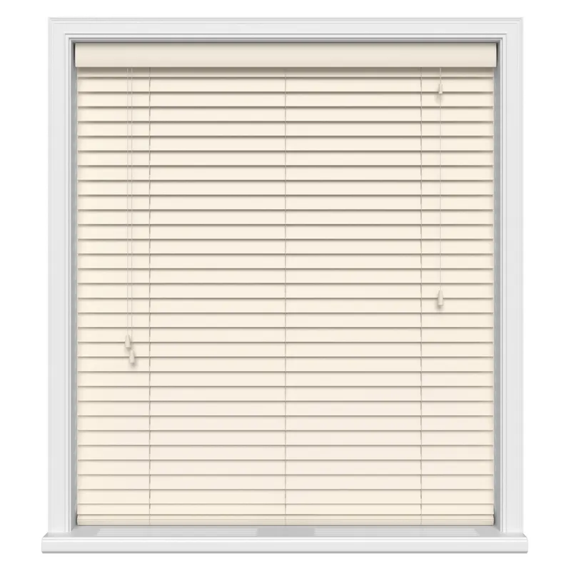 Perla Cream Real Wood Blinds Uk