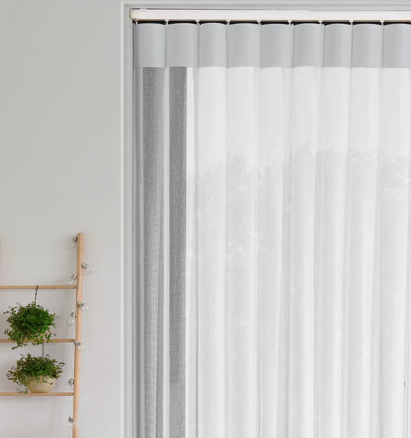 Vista Cinder Fire Retardant Allusion Blinds