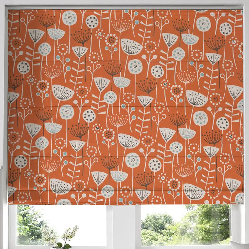 Bergen Made To Measure Roman Blind Burnt Orange