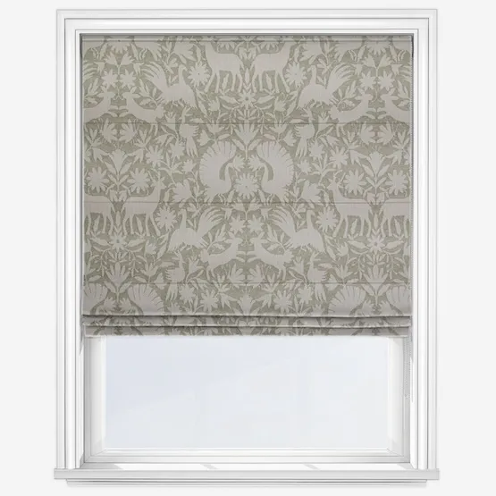 Scandi Wildlife Pampas Roman Blind