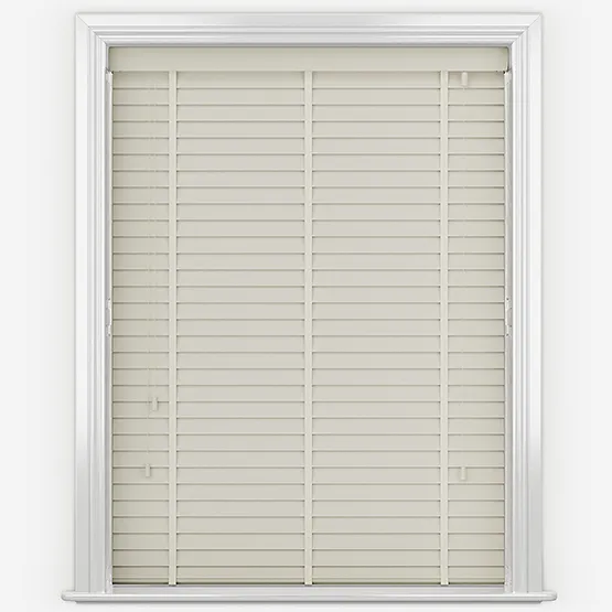 Dalby Greige With Mist Tapes Wooden Venetian Blinds