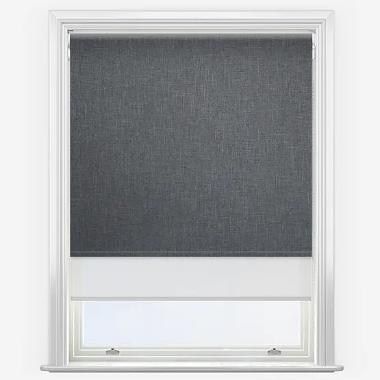 Double Roller Artivis Blackout Rock Grey & White Double Roller Blind