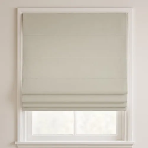 Maynard Snow Deluxe Roman Blinds