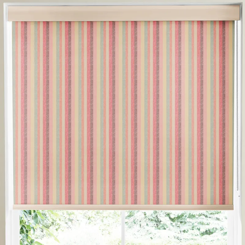Cath Kidston Textured Stripe Made To Measure Roller Blind Multi