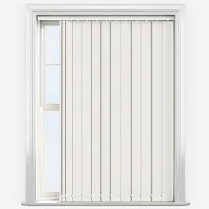 Deluxe Plain Pale Ecru Vertical Blind