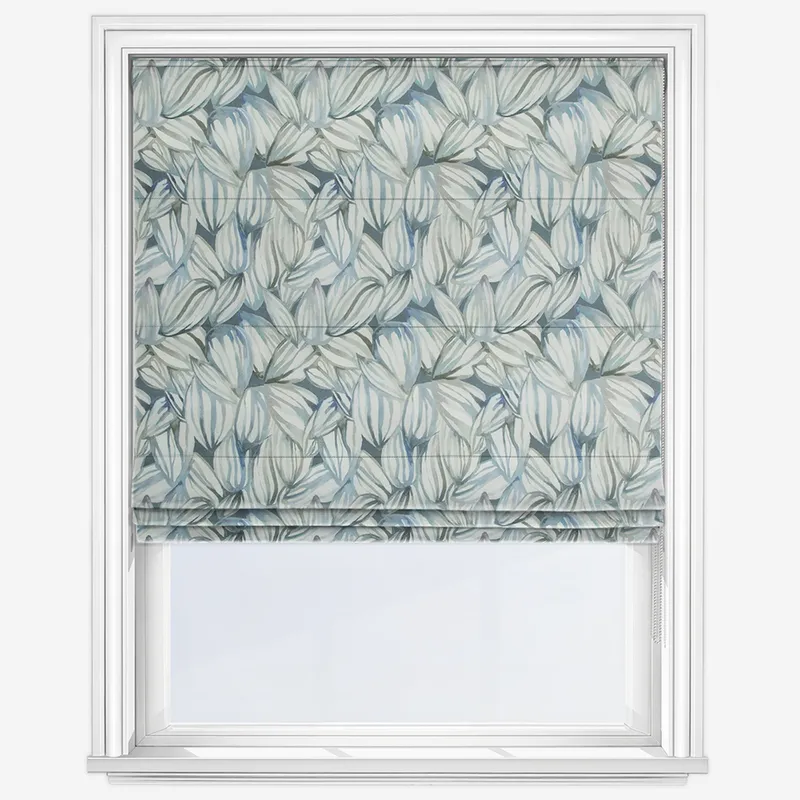 Voyage Topia Cobalt Roman Blind