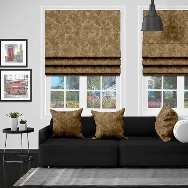 Eb Karina Gold Roman Blind
