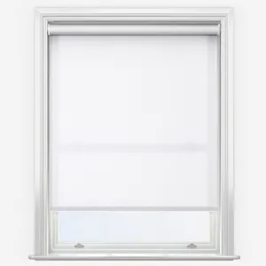 Deluxe Plain White Roller Blind