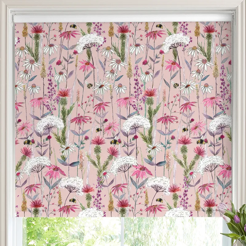Voyage Hermione Made To Measure Blackout Roller Blind Blush