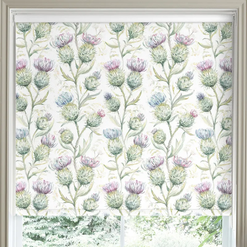 Voyage Thistle Glen Made To Measure Blackout Roller Blind Spring