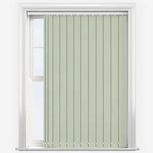 Deluxe Plain Sage Vertical Blind
