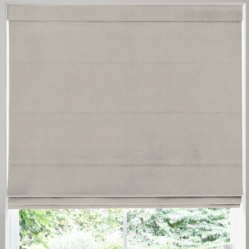 Florence Velvet Made To Measure Roman Blind Dove
