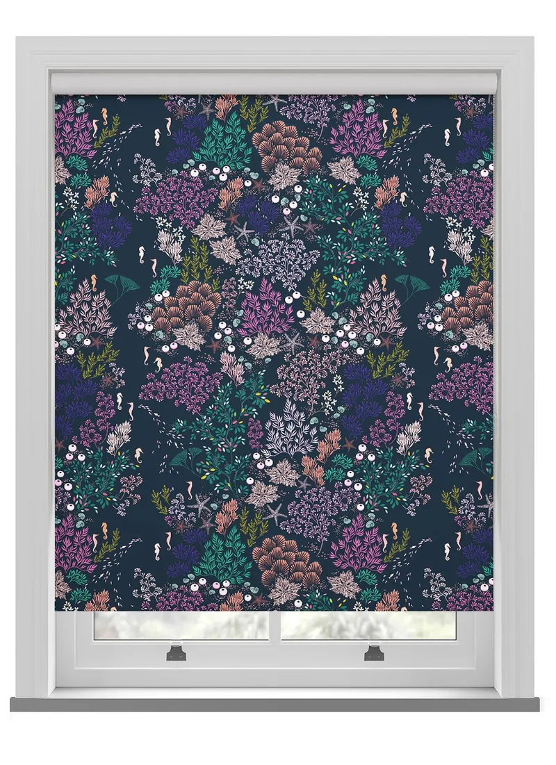 Sara Miller Underwater Midnight Roller Blind