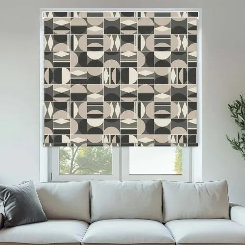 Mercer Black Pelmet Roller Blinds - Stylish Window Coverings