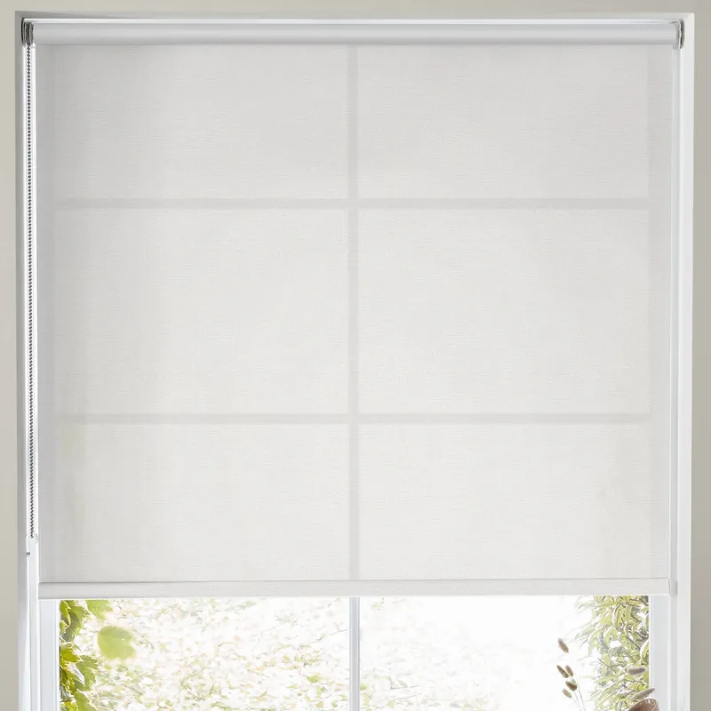 Illusion Texture Made To Measure Roller Blind White 5