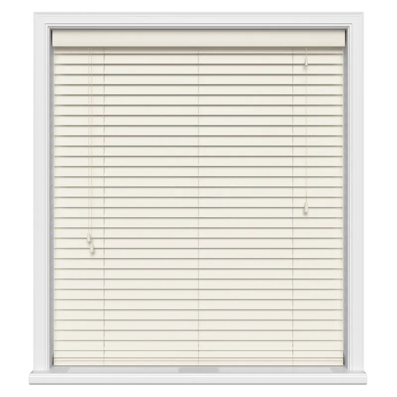 Divine Off White Real Wood Blinds Uk