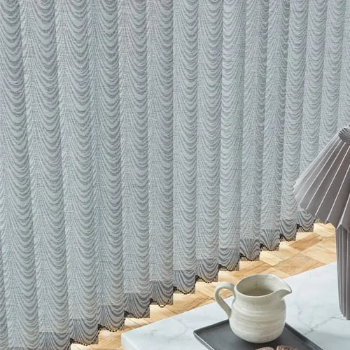 Panache Charcoal Light Filtering Vertical Blinds