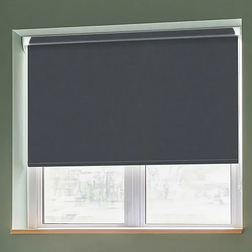 Banlight Duo Fr Charcoal (Blackout) Grip Fit Roller Blinds