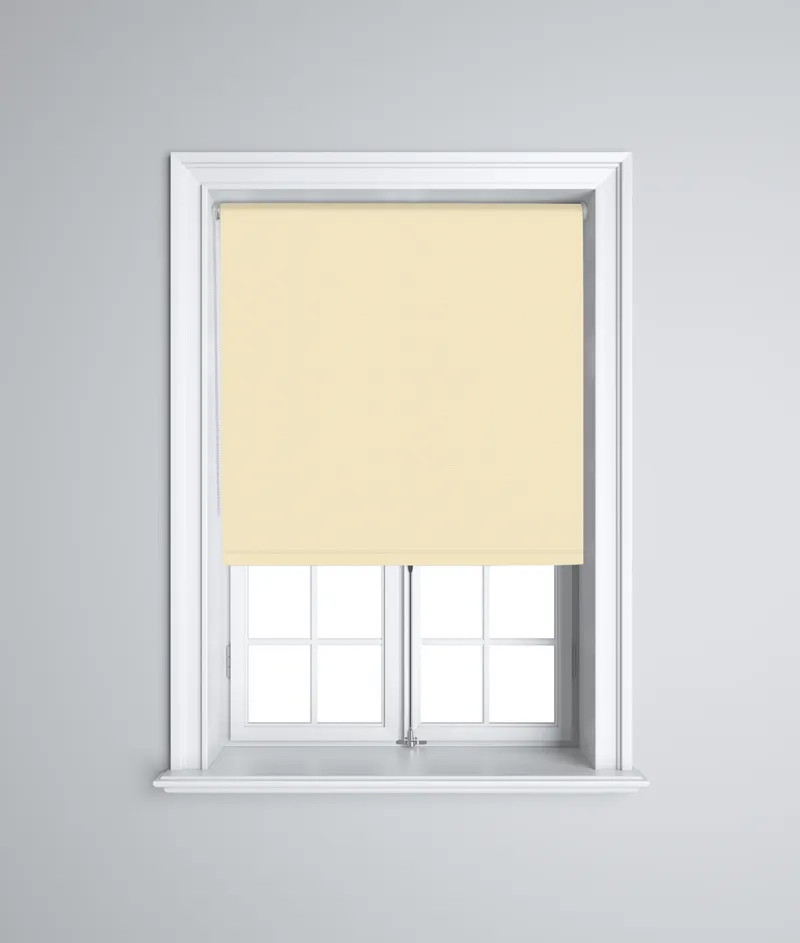 Darktex Fr Cream 3m 230v Radio Operated Electric Roller Blinds