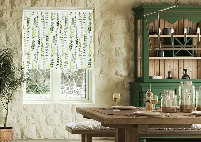 Santa Maria Botany Green - Roller Blind
