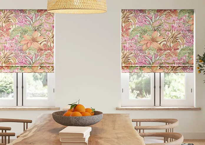 Canopy Blood Orange - Roman Blind