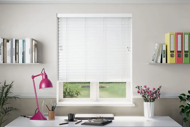 Nova Scotia White - Wooden Blind