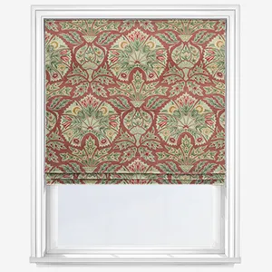 Murano Dark Coral Roman Blind