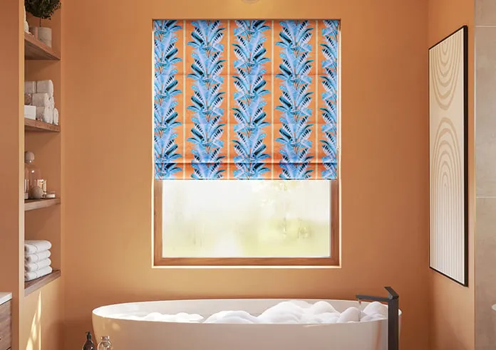 Miami Blue - Roman Blind