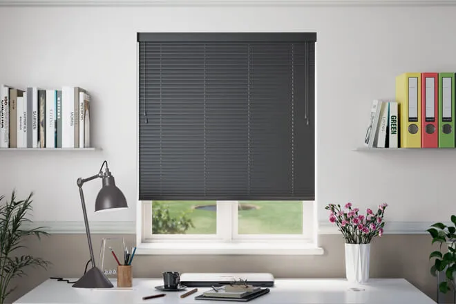 Galaxy Charcoal - Venetian Blinds