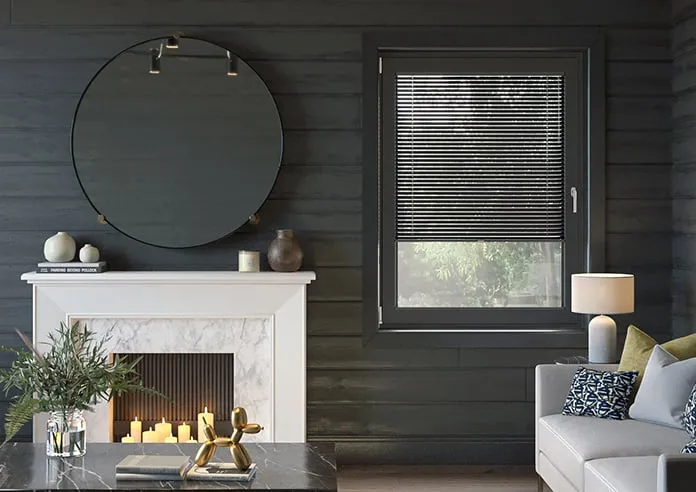 Purity Satin Noir - Clip Fit Venetian Blind