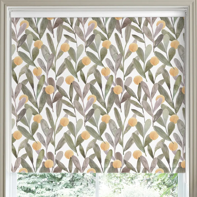 Voyage Enso Made To Measure Blackout Roller Blind Amber