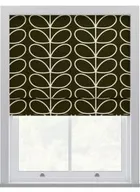 Orla Kiely Jumbo Linear Stem Kelp Roman Blinds