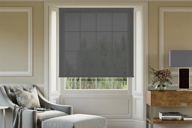 Vision Black - 5% Magic Screen Roller Blind